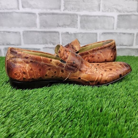 Area Forte Vero Cuoio Leather Shoes Size EU 41 US 8 Made In Italy Pointed Toe main image 8